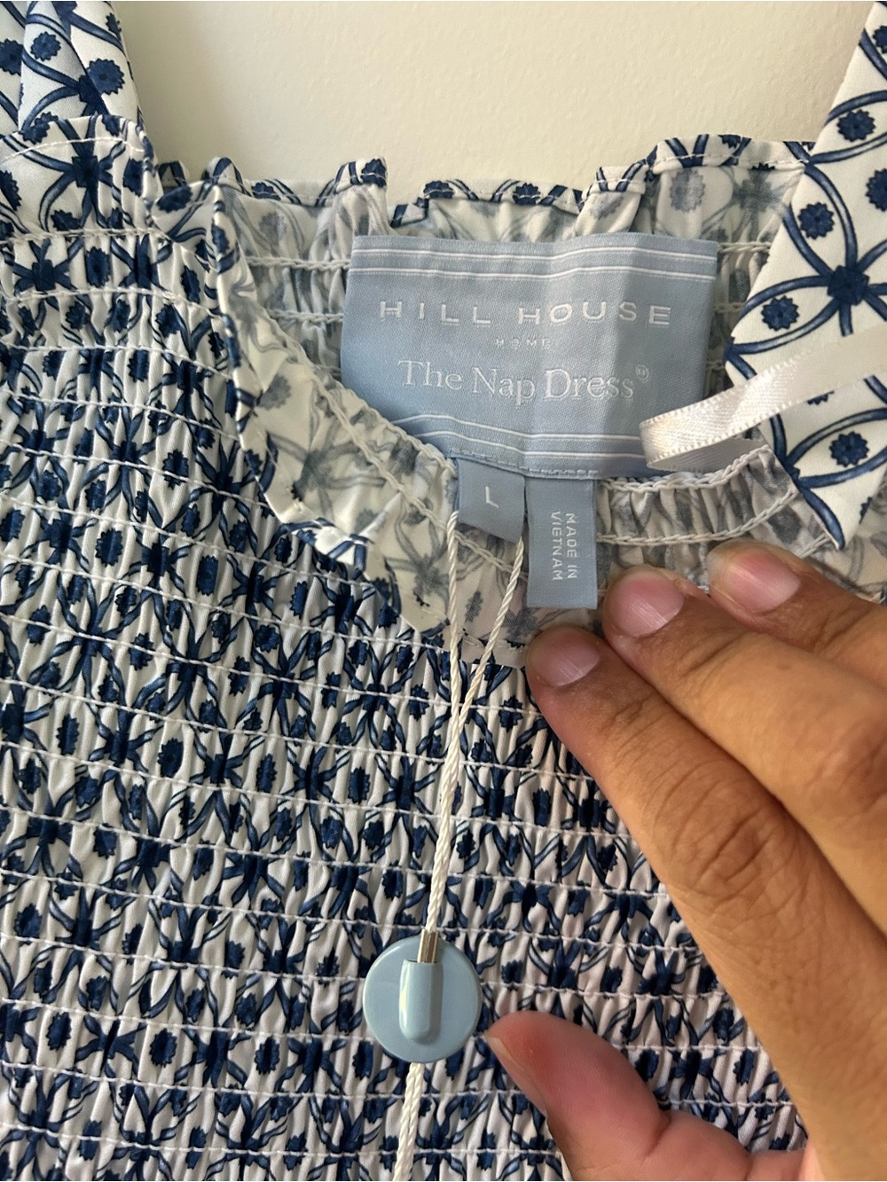 Hill House the ribbon Charlotte Nap Dress Size Large NWT - Picture 5 of 11